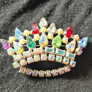 Vintage crown stamped brooch.  B David